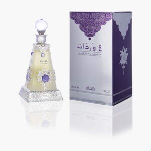 Rasasi Arba Wardat Unisex 30ml Perfume Oil Authentic and Non Alcoholic Fragrance